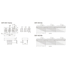 0,4 pulgadas 3 dígito 7 segmento de visualización (GNS-4031Ax-Bx)